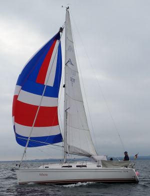 Hanse315 unter Spi